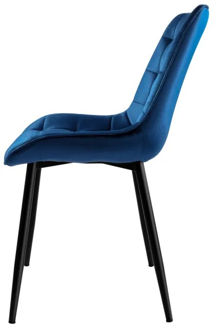 Jedálenská stolička NORMAN zamatová, granátová