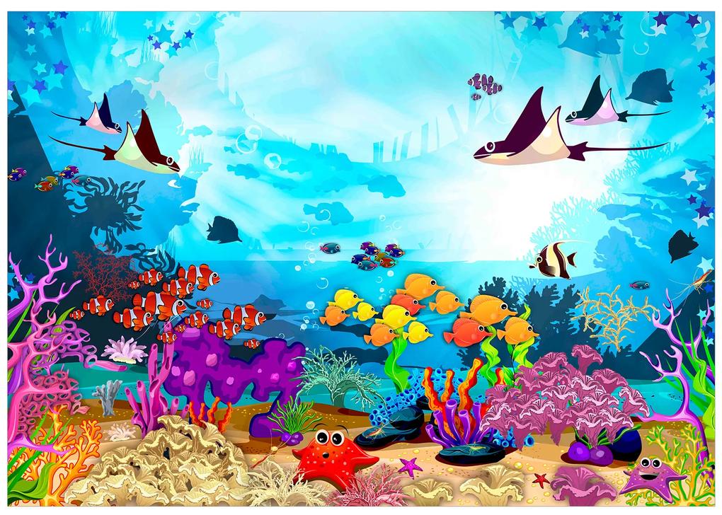 Artgeist Fototapeta - Underwater Fun Veľkosť: 100x70, Verzia: Premium