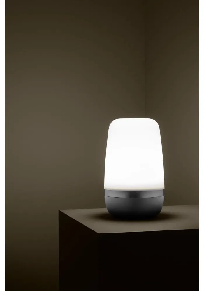 Tmavosivá malá vonkajšia LED lampička Blomus Spirit