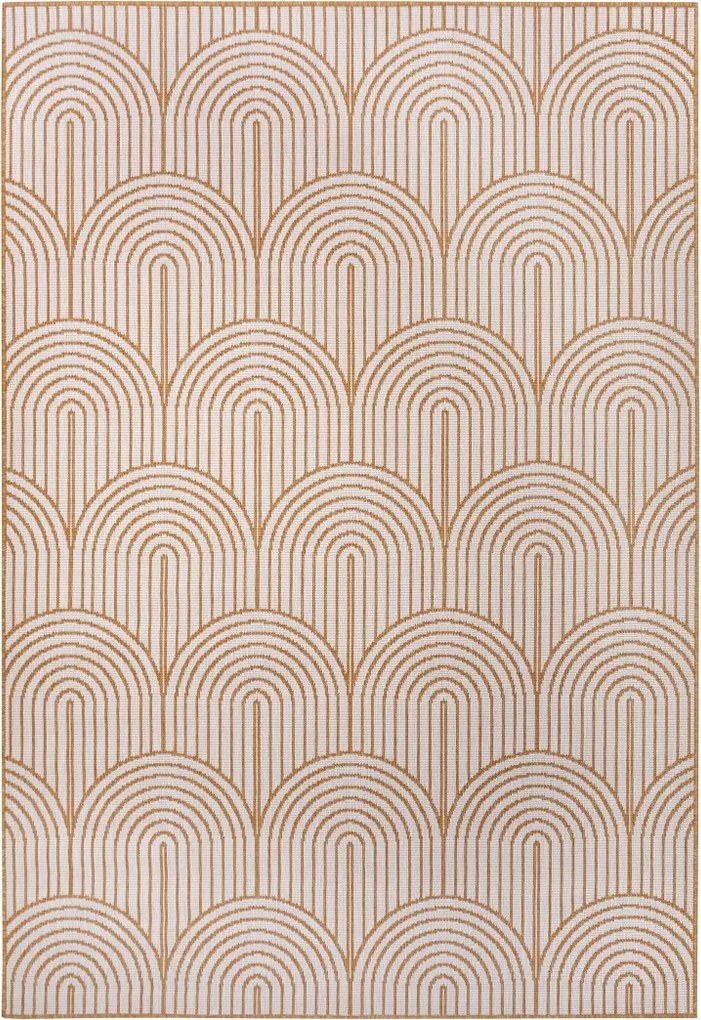 POŠKODENÝ - Kusový koberec Pangli 105849 Ochre - na von aj na doma, 240x330, žltá, chodba / predsieň, Hanse Home