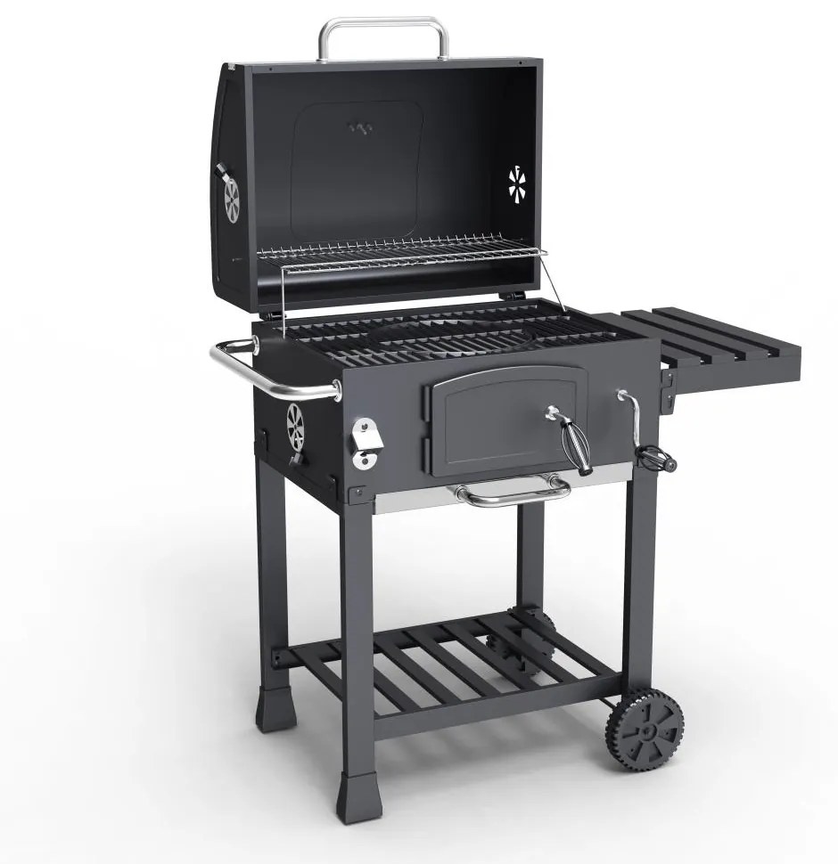 Multifunkčný BBQ gril Avenberg GENIUS+liatinový rošt