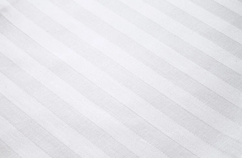 Povlak na vankúš Atlas Grádl biely prúžok 4 mm