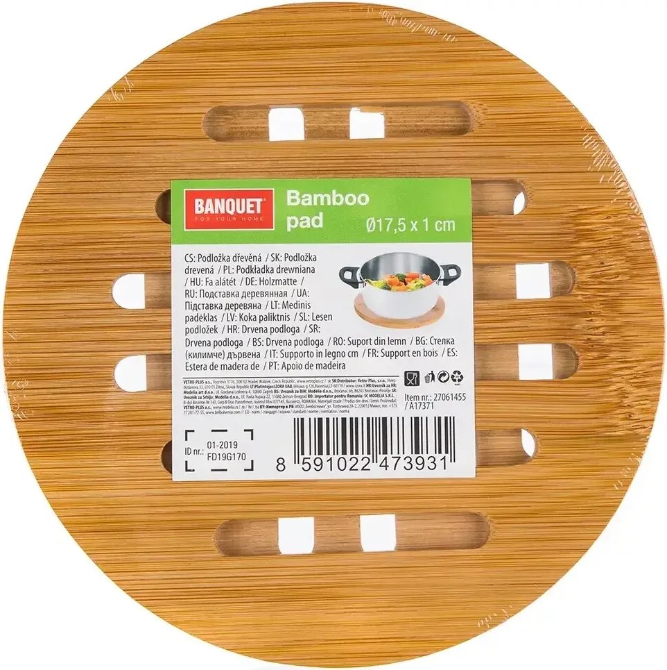 Banquet Podložka BRILLANTE Bamboo 17,5 x 1 cm