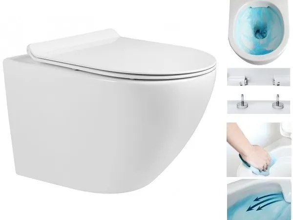 Závesné WC LENA RIMLESS SLIM, 30224000