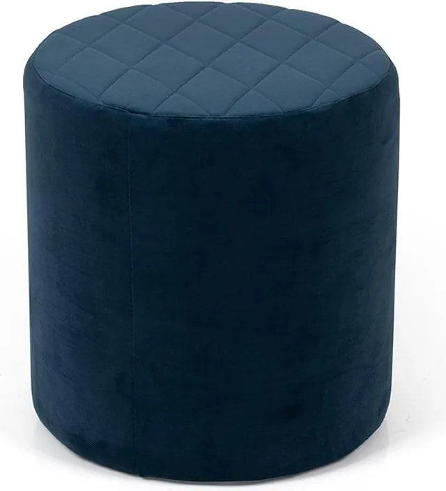 Taburet AVENBERG PUFF modrý