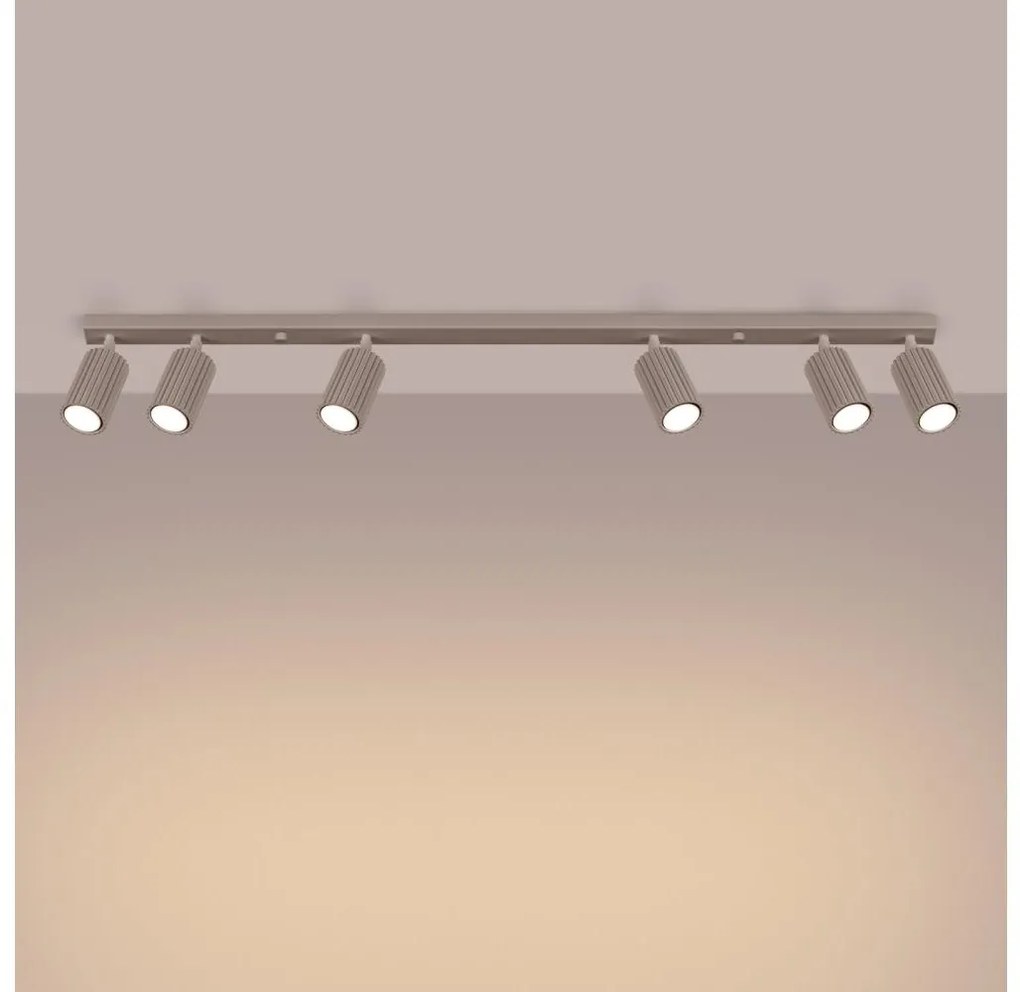 Brilagi - Bodové svietidlo CRESTO 6xGU10/10W/230V taupe