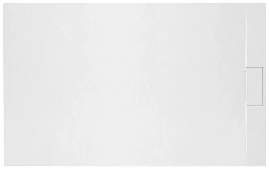 Vanička obdĺžniková Bazalt white 80x120