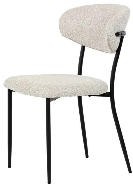 Autronic BONTEC Jedálenská stolička, béžová, látka bouclé, CT-W1021 CRM2 Farba: Šedá