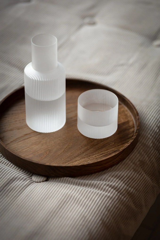 ferm LIVING Karafa na vodu RIPPLE 500 ml