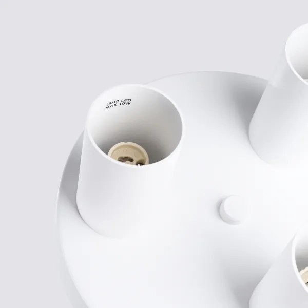 Sollux SL.1464 - Bodové svietidlo LAGOS 3xGU10/10W/230V biela