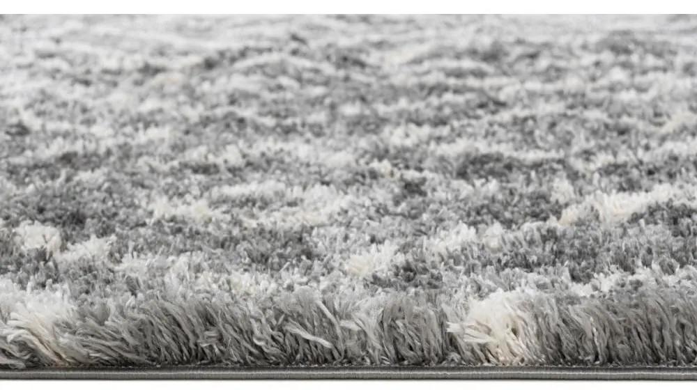 Kusový koberec shaggy Daren sivý 200x300cm