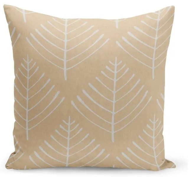 Vankúš s výplňou Kate Louise Yellow Christmas, 43 x 43 cm