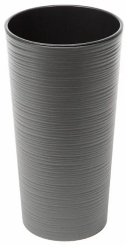 Kvetináč UH o300 mm LILIA DLUTO antracit výška 570 mm KLC