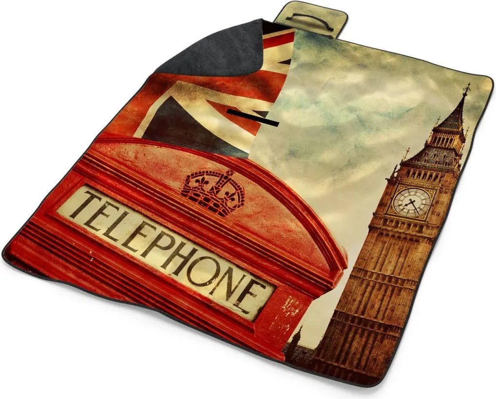 Sablio Plážová deka Londýn 4: 200x140 cm