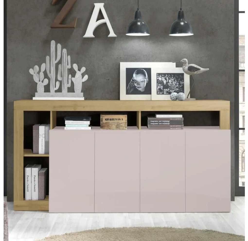 Komoda LENOR kašmír/hnedá