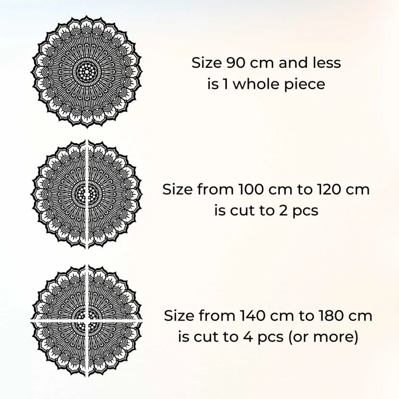 Nástenná Mandala | Precízny drevený 3D výrez pre moderný interiér | SENTOP PR0506