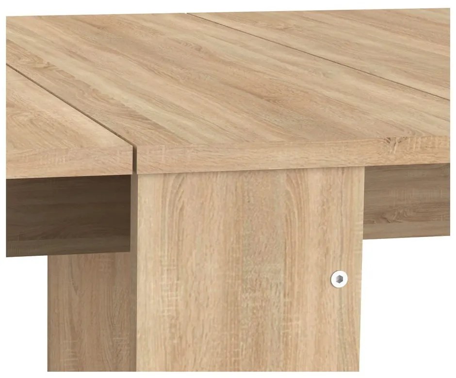 Rozkladací jedálenský stôl v dekore duba 76x28 cm Papillon – TemaHome