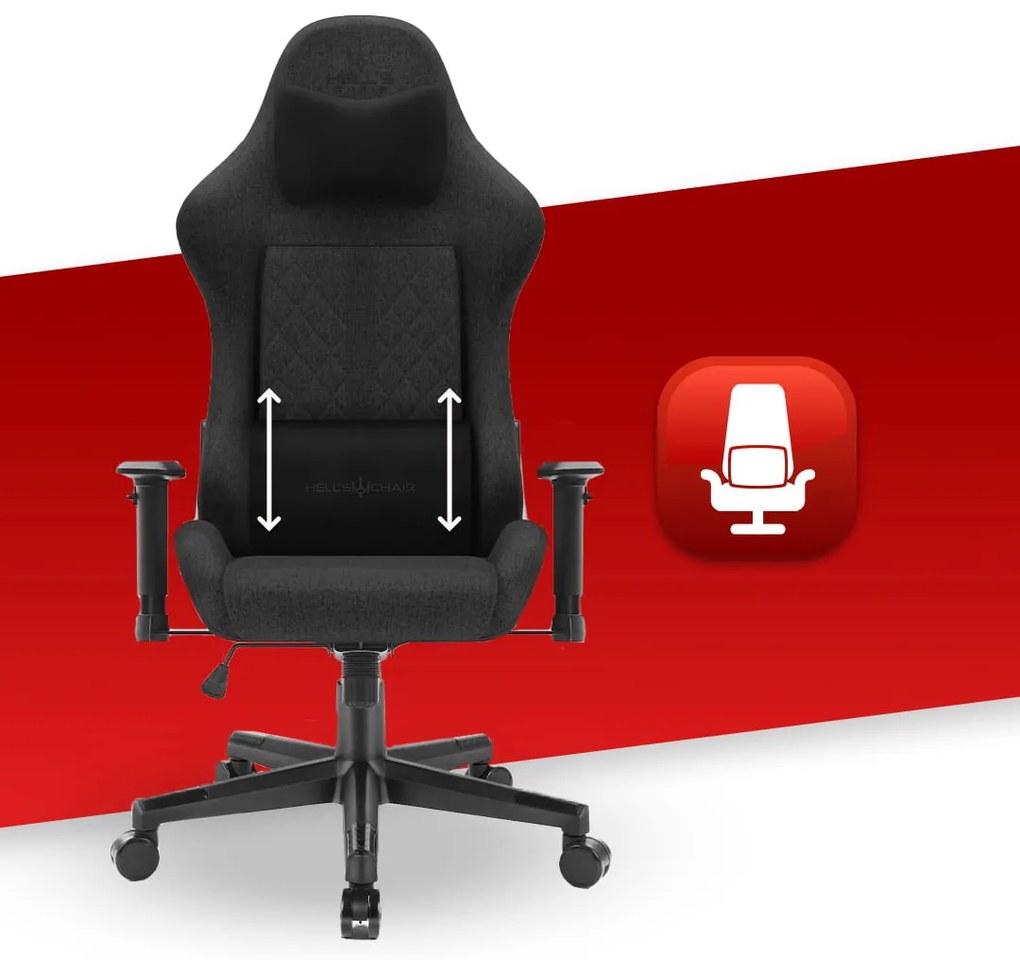 Herná stolička Hell's Chair HC-1006 Black