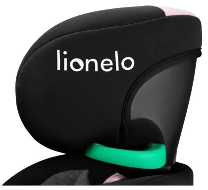 Lionelo - Otočná autosedačka so základňou NAVY i-Size 40-150 cm čierna/ružová