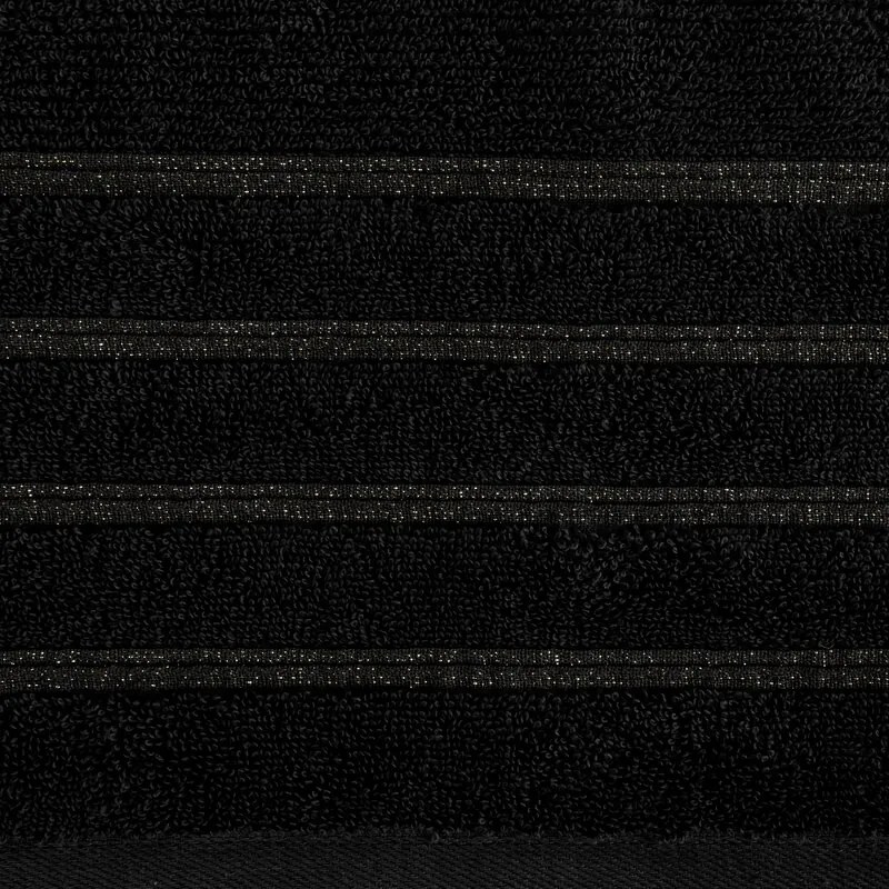 Dekorstudio Uterák AMIRA čierny 100% bavlna s lesklou niťou Rozmer uteráku: 50x90cm