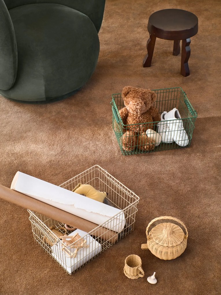 Ferm Living Úložný kôšík CALA 36 cm sada 2 ks kašmírová železo