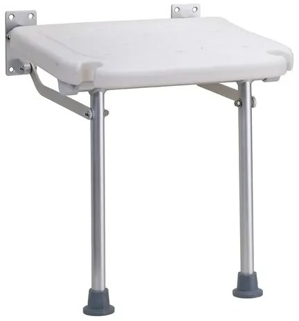 Sprchové sedátko Bemeta sklopné biela/chróm 353125033