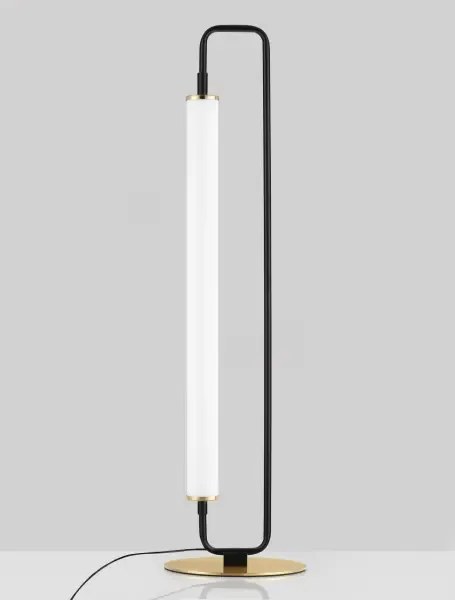 LED čierna stolná lampa Wetro 18