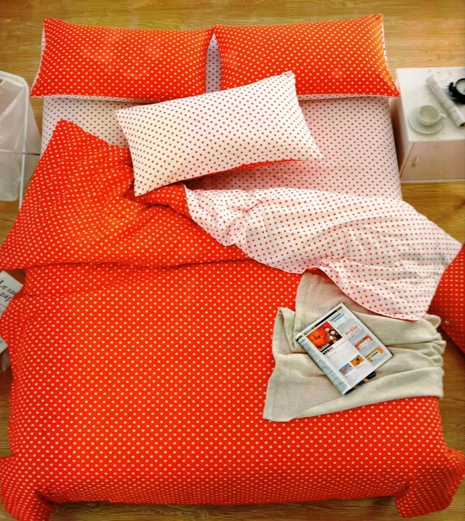Foto obliečky Oranžové bodky Balenie: 3-dielne balenie