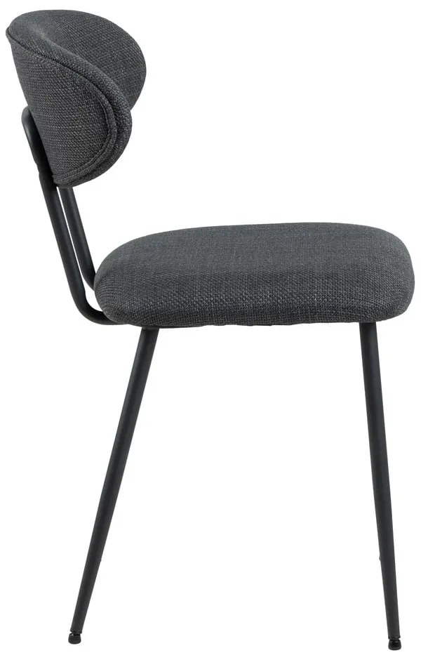 Antracitové jedálenské stoličky v súprave 2 ks Denise – Actona