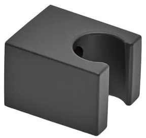 Držiak sprchy SAT na stenu čierna matná SATBSDPHC