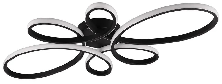 Čierne LED stropné svietidlo 45.5x83 cm Fly – Trio