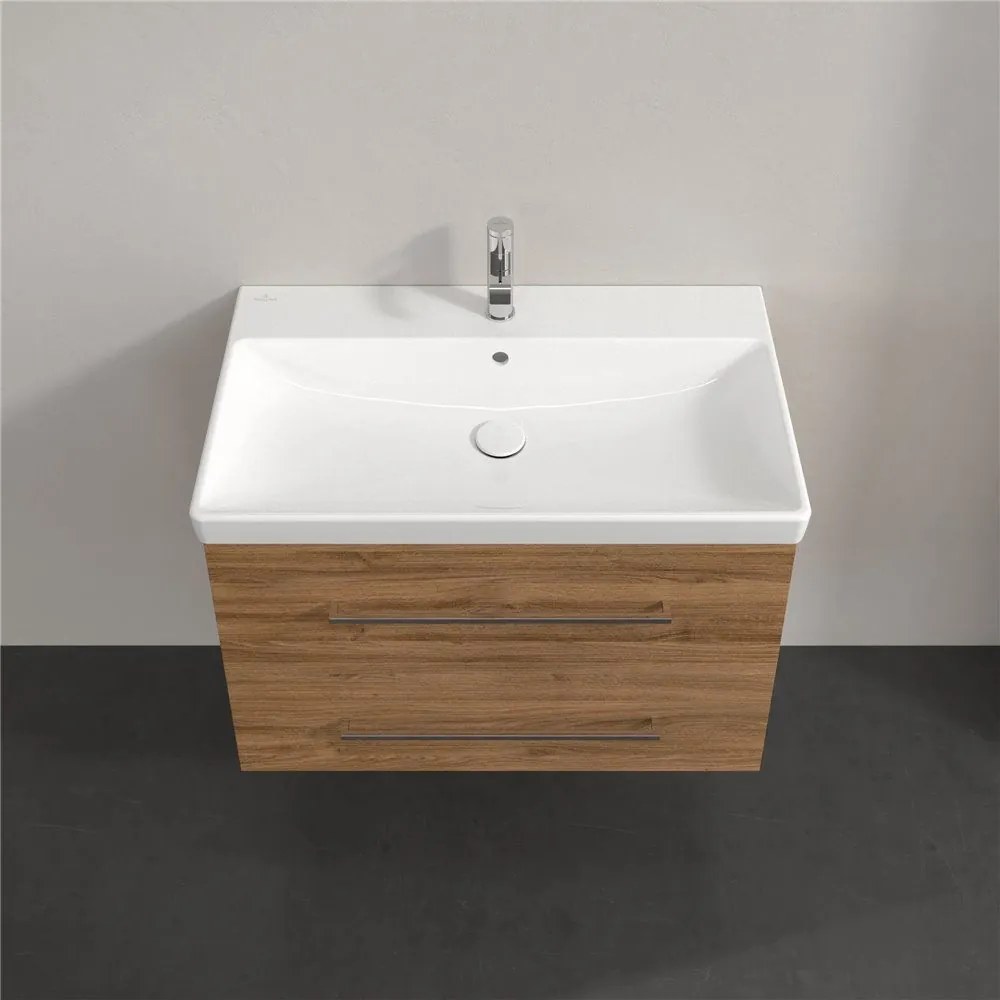 VILLEROY &amp; BOCH Avento závesná skrinka pod umývadlo, 2 zásuvky, 780 x 452 x 514 mm, Oak Kansas, A89100RH