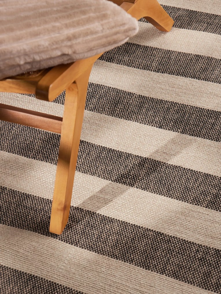 Hanse Home, Kusový koberec Handloom 106334 Playa White Black, 200x300, čiernobiela, chodba / predsieň