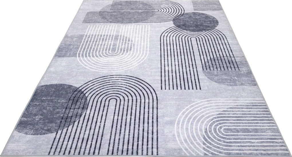 Kusový koberec Avantgarde 101 Grey, 230x330, šedá, chodba / predsieň, Obsession