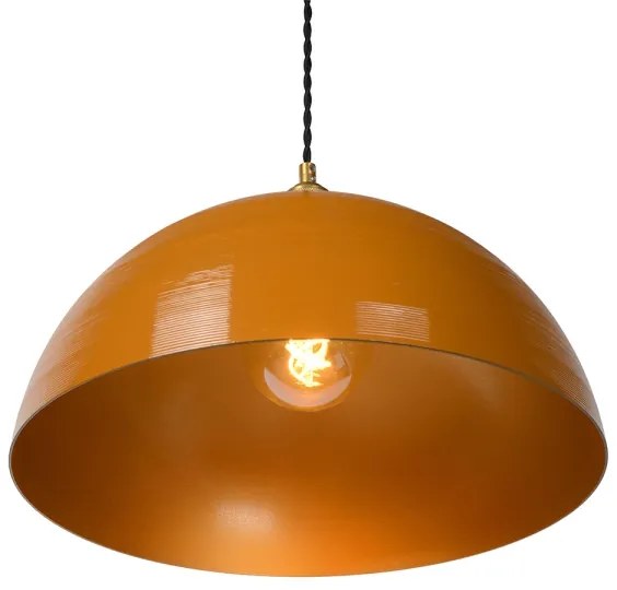Lucide 30485/40/44 - Luster na lanku MARNE 1xE27/60W/230V oranžová