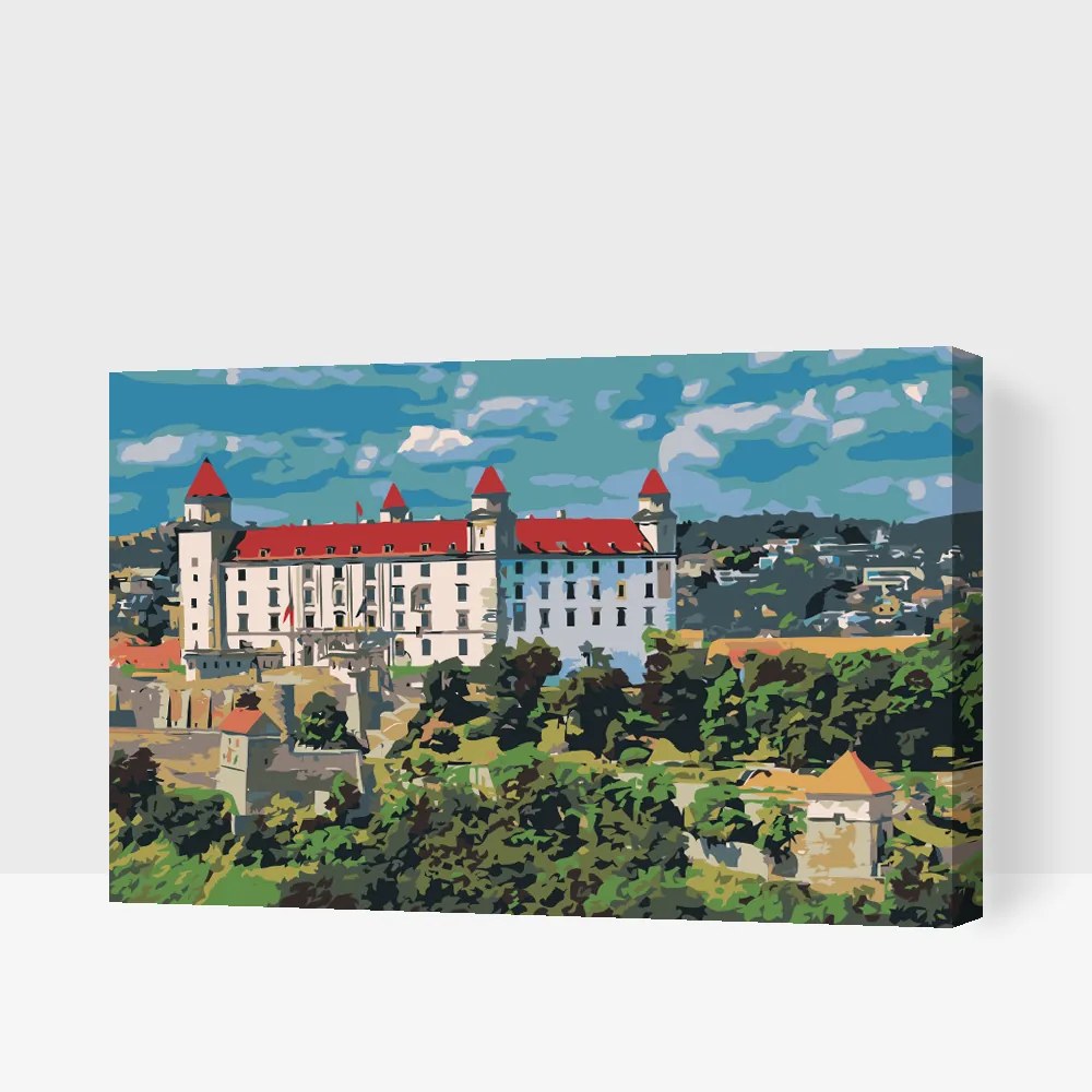 Gario Maľovanie podľa čísel Bratislava Rozmery: 60 x 40 cm, Rámovanie: S vnútorným rámom