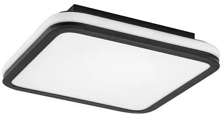 Rabalux 71399 funkčné stropné LED svietidlo Serkan 43W, čierna/biela