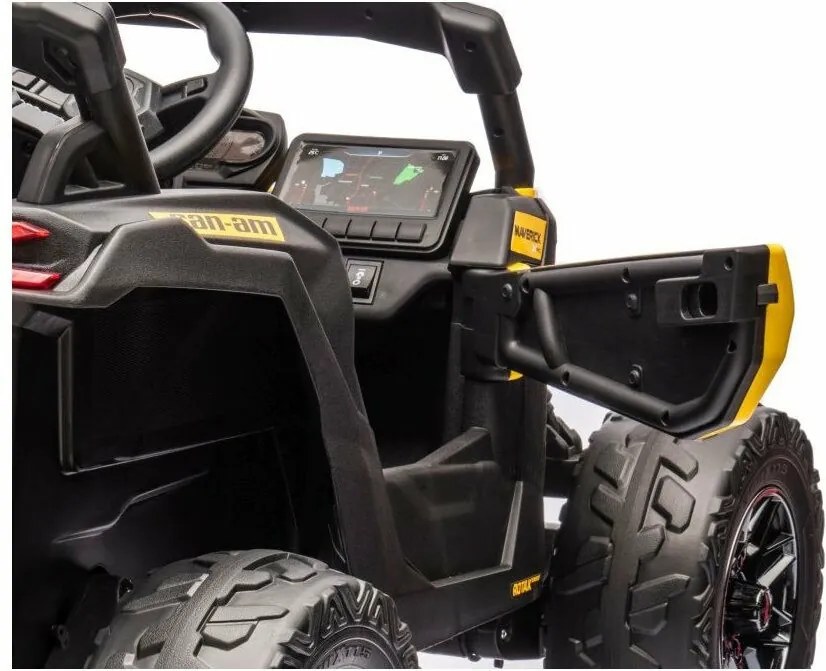 Baby Mix Detské elektrické autíčko Buggy Hornet, žltá