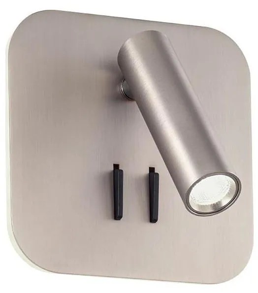 Redo 01-2978 - LED nástenné svietidlo QUDA LED/6W/230V + LED/3W CRI 90 USB chróm