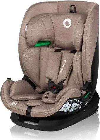 Lionelo - Otočná autosedačka so základňou LAVENDER i-Size 76-150 cm Béžová Latte