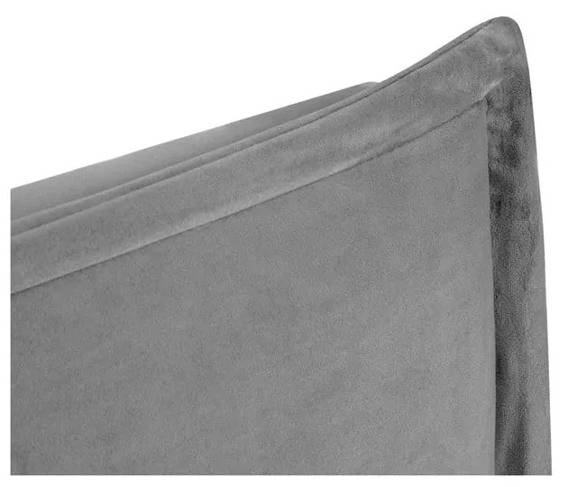 Sivé čelo postele 160x120 cm Monica – Milo Casa