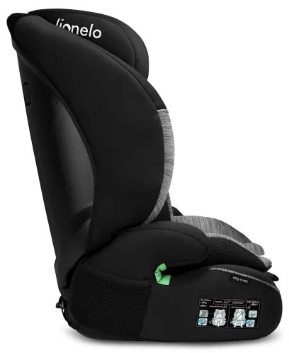 Lionelo - Autosedačka LEVI i-Size 76-150 cm Čierno-sivá