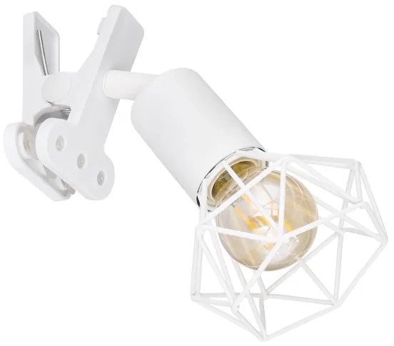 Globo 54802WK - Nástenná lampa s klipom XARA I 1xE14/40W/230V biela