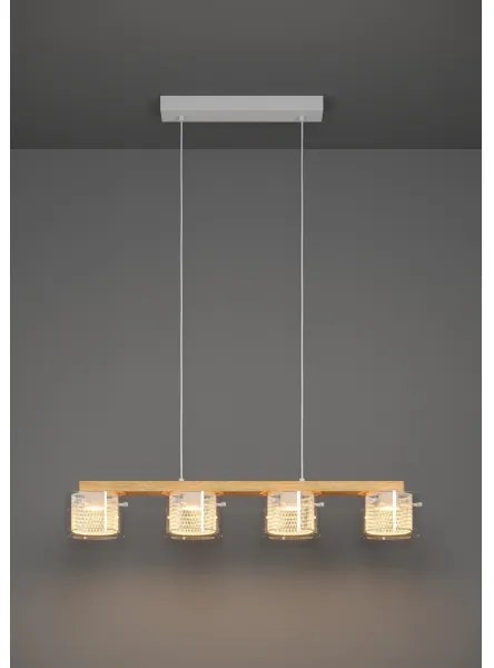 Eglo 900881 - LED RGBW Stmievateľný luster na lanku PORTICO-Z 4xLED/3,7W/230V