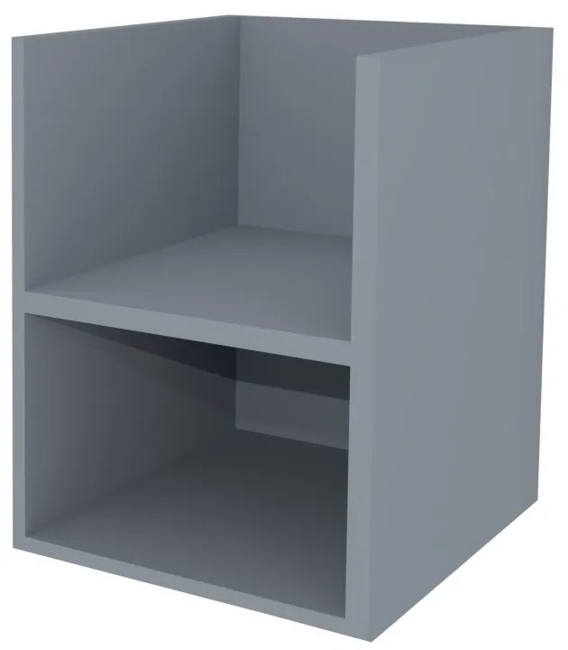 Mereo Aira, kúpeľňová skrinka 40 cm, spodná, Multidecor, Monumentálna sivá, MER-CN795SMSO1