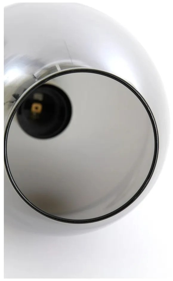 Závesné svietidlo so skleneným tienidlom v tmavosivo-bronzovej farbe ø 35 cm Lukaro – Light & Living