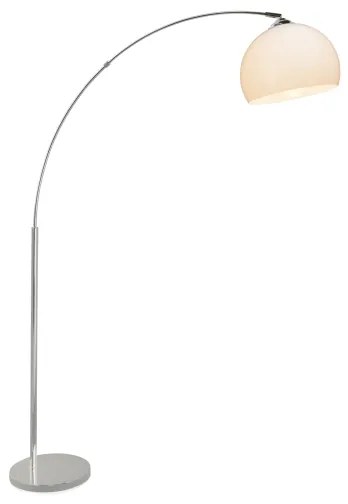 Brilliant - Stojacia lampa VESSA 1xE27/60W/230V lesklý chróm/biela