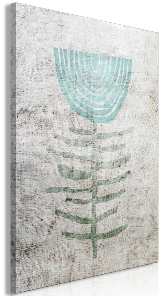 Artgeist Obraz - Blue Lily (1 Part) Vertical Veľkosť: 20x30, Verzia: Na talianskom plátne