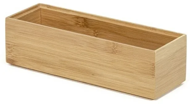 Organizér Compactor Bamboo Box 22,5 x 7,5 x 6,5 cm, prírodné drevo