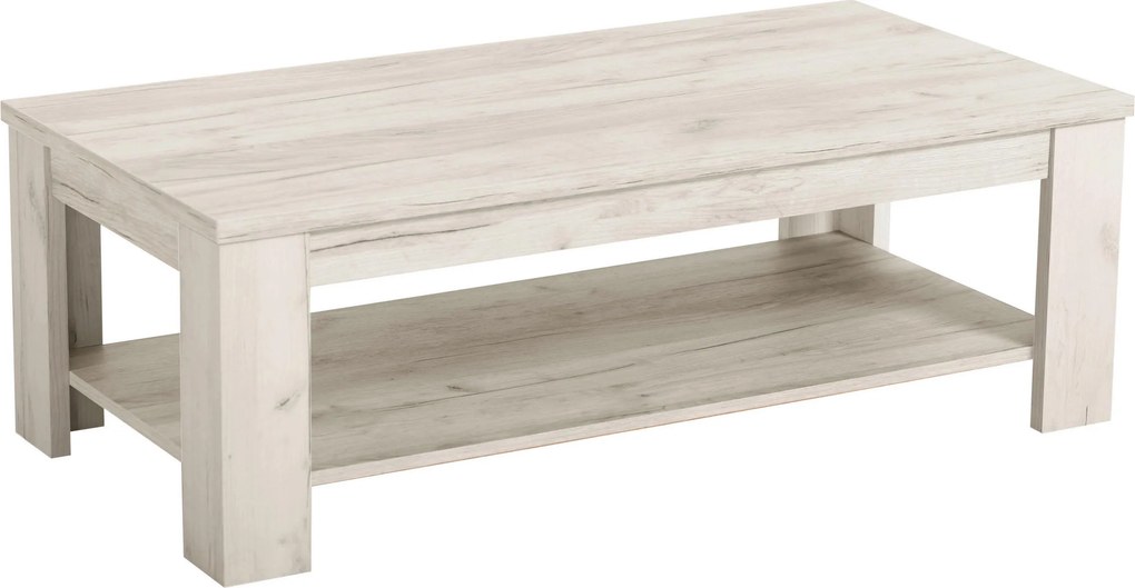 XXXLutz KONFERENČNÝ STOLÍK, farba strieborného duba, kompozitné drevo, 120/41,5/60 cm Carryhome - Stolíky do obývačky - 000834000402